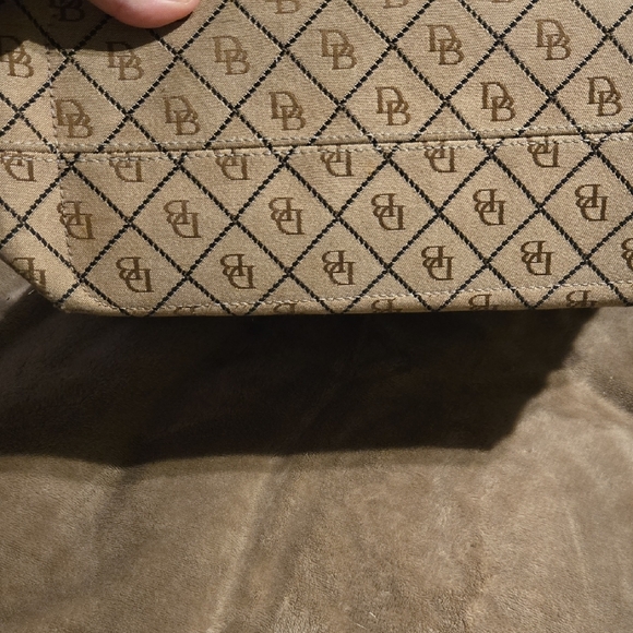 Brown Patterned Tote Bag - Picture 2 of 6